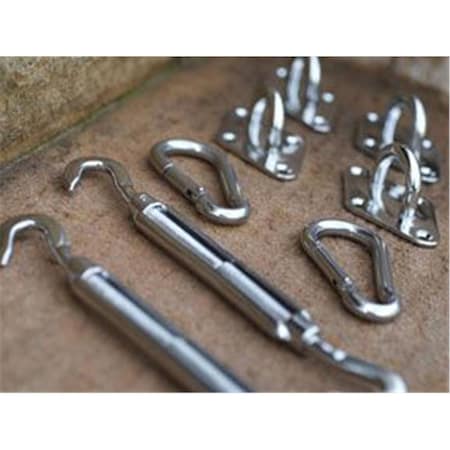 Perfectpatio Quadrilateral Sun Shade Sail Hardware Kit PE16441